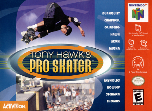 Stock image of Tony Hawk's Pro Skater (Nintendo 64) N64 | Game Cart Only. May not accurately reflect the condition of the actual product.