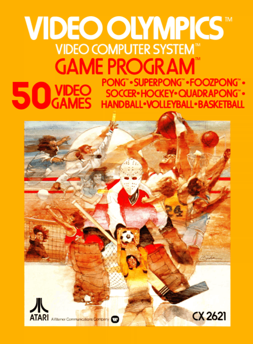 Stock image of Video Olympics (Atari 2600) | Game Cart Only. May not accurately reflect the condition of the actual product.