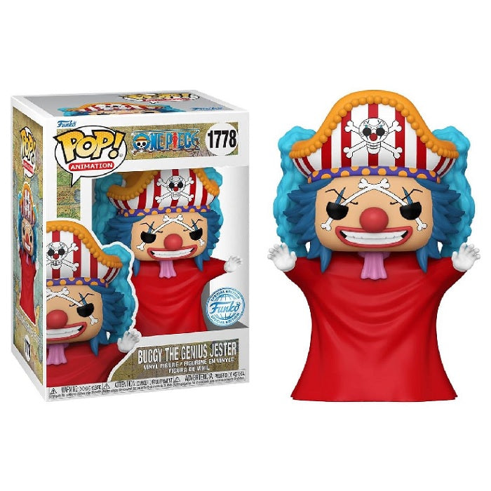 Stock image of Buggy the Genius Jester #1778 - Used - Funko POP. May not accurately reflect the condition of the actual product.