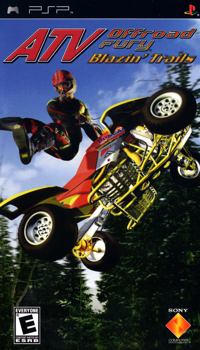 Stock image of ATV Offroad Fury Blazing Trails | (CIB) (PSP). May not accurately reflect the condition of the actual product.
