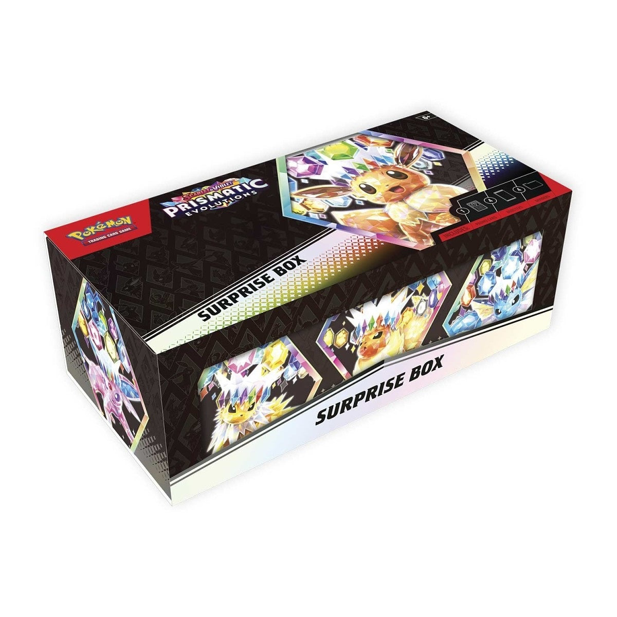 Stock image of Prismatic Evolutions Surprise Box. May not accurately reflect the condition of the actual product.