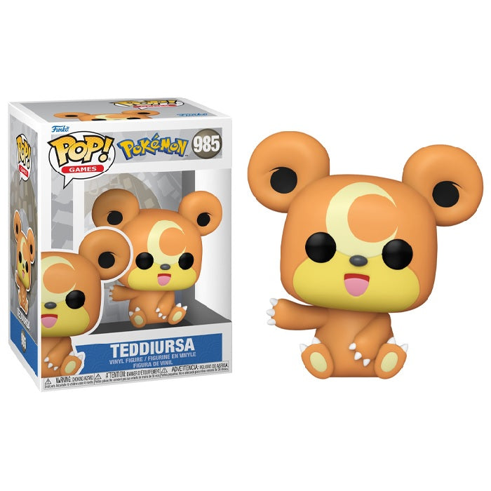 Stock image of POP Games: Pokemon- Teddiursa Funko | NEW. May not accurately reflect the condition of the actual product.